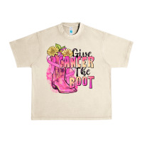 Sandshell give cancer the boot Urban Heavy Tee - FaDigitalArtStudio