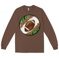 Chestnut American Football Round Carrings 2 Long Sleeve Tee - BundleAndBundleShop