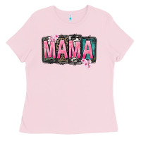Bubblegum Pink Mama vibes Mother's Day Ladies Tee - CowGirlArtShop