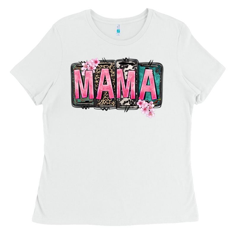 Mama Vibes Mother's Day Ladies Tee by CowGirlArtShop | Teevron
