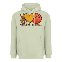 Matcha peace love basketball Heavyweight Hoodie - AdoDesignShop