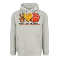 Moon Dust peace love basketball Heavyweight Hoodie - AdoDesignShop