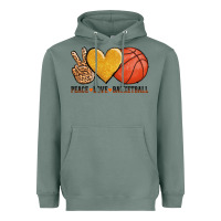 Sage peace love basketball Heavyweight Hoodie - AdoDesignShop