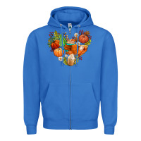 Pumpkin And Latte With Fall Zipper Hoodie | Teevron