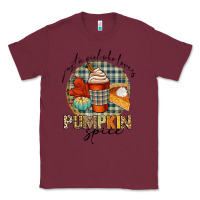 Burgundy just a girl who loves pumpkin spice Classic Tee - CowGirlArtShop