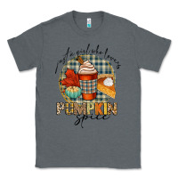Charcoal Heather just a girl who loves pumpkin spice Classic Tee - CowGirlArtShop