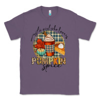 Lavender just a girl who loves pumpkin spice Classic Tee - CowGirlArtShop
