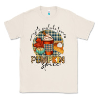Natural just a girl who loves pumpkin spice Classic Tee - CowGirlArtShop
