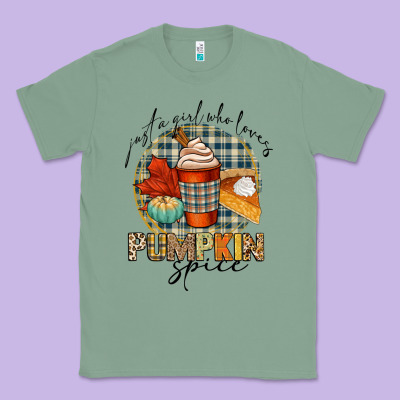 Just A Girl Who Loves Pumpkin Spice Classic Tee Designed By Cowgirlartshop