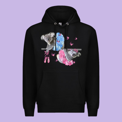 Koalas With Tutu Premium Hoodie Designed By Lillyallendesigns