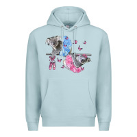 Blue Mist Koalas With Tutu Premium Hoodie - LillyAllenDesigns