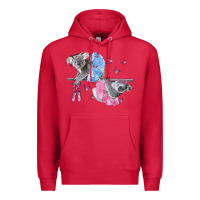Cardinal Koalas With Tutu Premium Hoodie - LillyAllenDesigns