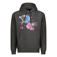 Charcoal Heather Koalas With Tutu Premium Hoodie - LillyAllenDesigns