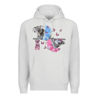 Dove Grey Koalas With Tutu Premium Hoodie - LillyAllenDesigns