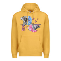 Mustard Koalas With Tutu Premium Hoodie - LillyAllenDesigns