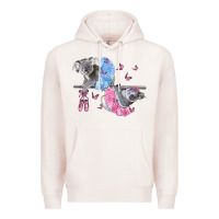 Pale Pink Koalas With Tutu Premium Hoodie - LillyAllenDesigns