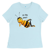 Baby Blue bee movie merch Ladies Tee - DesigneFamous
