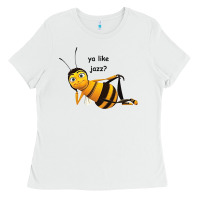 White bee movie merch Ladies Tee - DesigneFamous