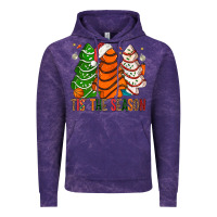 Cloud Purple Tis' The Season Basketball Christmas Cakes Vintage Hoodie - BundleAndBundleShop