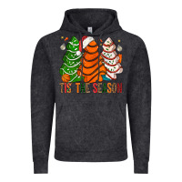 Vintage Black Tis' The Season Basketball Christmas Cakes Vintage Hoodie - BundleAndBundleShop