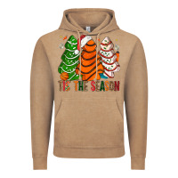 Vintage Coffee Tis' The Season Basketball Christmas Cakes Vintage Hoodie - BundleAndBundleShop