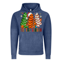 Vintage Denim Tis' The Season Basketball Christmas Cakes Vintage Hoodie - BundleAndBundleShop