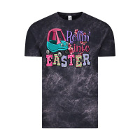 Cloud Black Easter Day Rollin into Easter toddler car Vintage Tee - OliviaCreatesArt