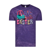 Cloud Purple Easter Day Rollin into Easter toddler car Vintage Tee - OliviaCreatesArt