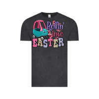 Vintage Black Easter Day Rollin into Easter toddler car Vintage Tee - OliviaCreatesArt