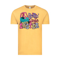 Vintage Mustard Easter Day Rollin into Easter toddler car Vintage Tee - OliviaCreatesArt