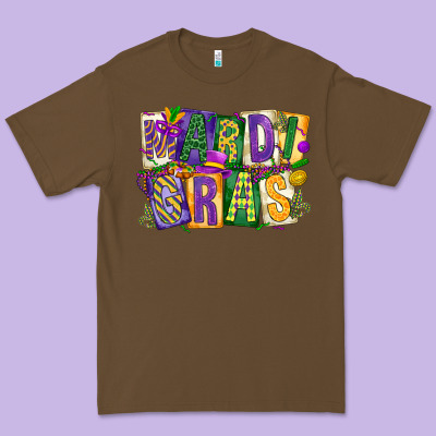 Mardi  Gras Premium Tee Designed By Cowgirlartshop