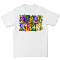 White mardi  gras Premium Tee - CowGirlArtShop