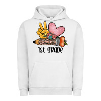 Pigment Lunar Rock peace love 1st grade Urban Hoodie - JahusDesignShop