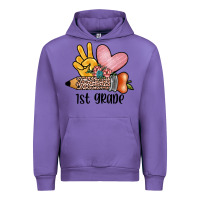 Tulip peace love 1st grade Urban Hoodie - JahusDesignShop