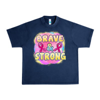 Brave And Strong Cancer Urban Heavy Tee | Teevron