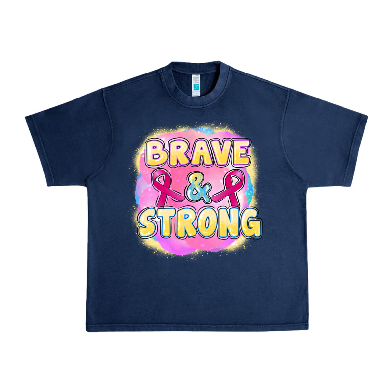 Brave And Strong Cancer Urban Heavy Tee by FaDigitalArtStudio | Teevron