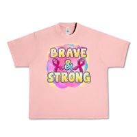 Salmon brave and strong cancer Urban Heavy Tee - FaDigitalArtStudio