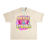 Sandshell brave and strong cancer Urban Heavy Tee - FaDigitalArtStudio