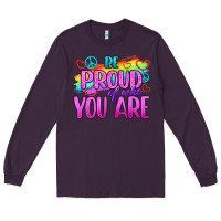 Plum Be Proud Of Who You Are Long Sleeve Tee - BundleAndBundleShop