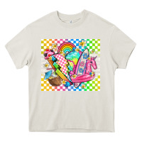 Cream retro summer Heavy Core Tee - TumblerDesignByShophia