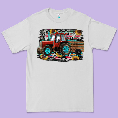 Western Tracktor Premium Tee Designed By Ranaportraitstore