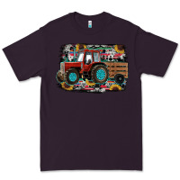 Plum western tracktor Premium Tee - RanaPortraitStore
