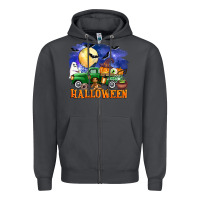 Smoke halloween truck Zipper Hoodie - AdoDesignShop