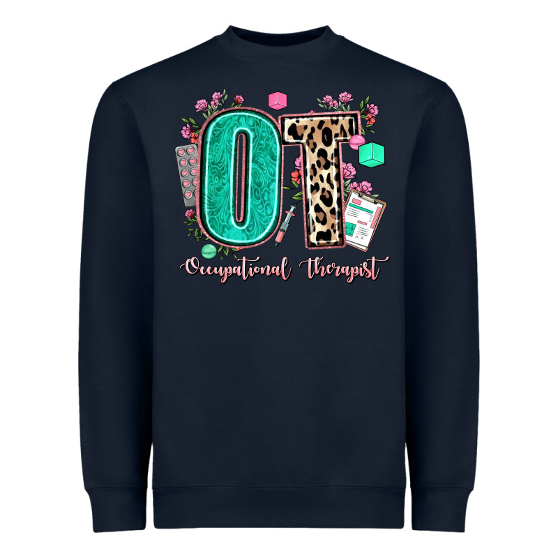 Ot Occupational Therapist Heavyweight Sweatshirt by AdoDesignShop | Teevron