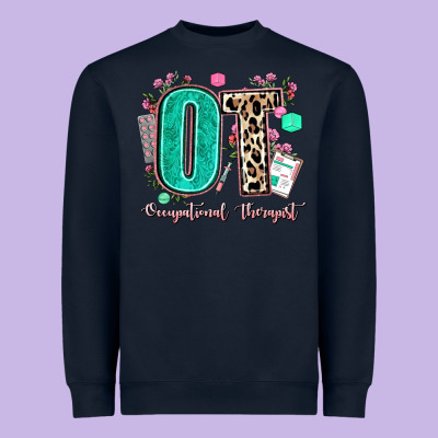 Ot Occupational Therapist Heavyweight Sweatshirt Designed By Adodesignshop