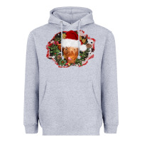 Heather Grey christmas heifer Heavyweight Hoodie - AdoDesignShop