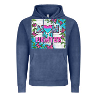 Vintage Denim Mom Is A Fighter Tumbler Vintage Hoodie - BundleAndBundleShop