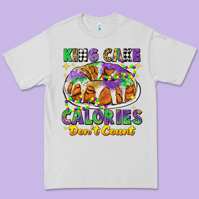 King Cake Calories Dont Count Mardi Gras Premium Tee Designed By Cowgirlartshop