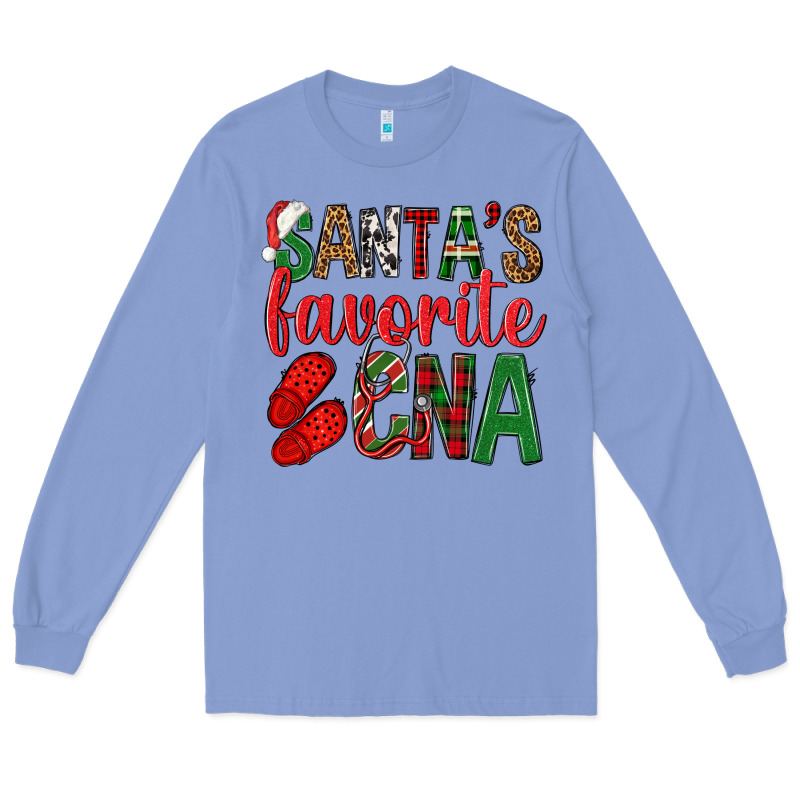 Santa's Favorite Cna Long Sleeve Tee by BundleAndBundleShop | Teevron