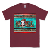 Burgundy western christmas baby cow noel tumbler Classic Tee - Jasminsmagicworld
